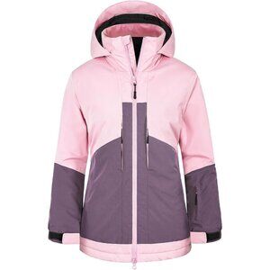 Women's Cameo Pink Patrician Purple Snowboarding Snow Ski Jacket Hooded Coat